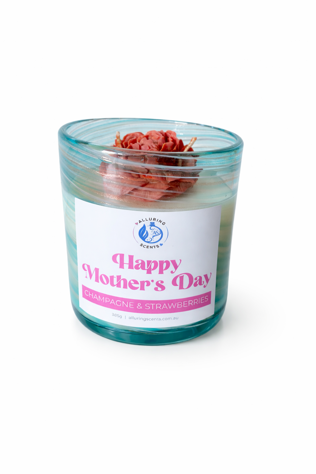 Mother's Day Candle - Champagne and Strawberries