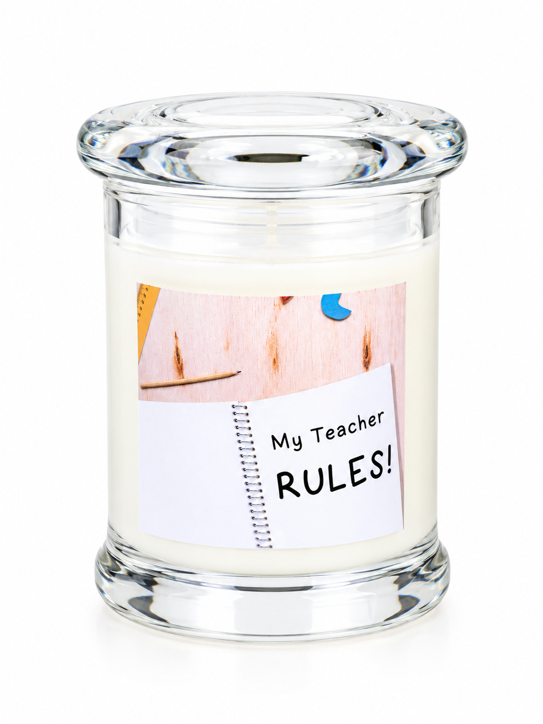 My Teacher Rules! Soy Candle
