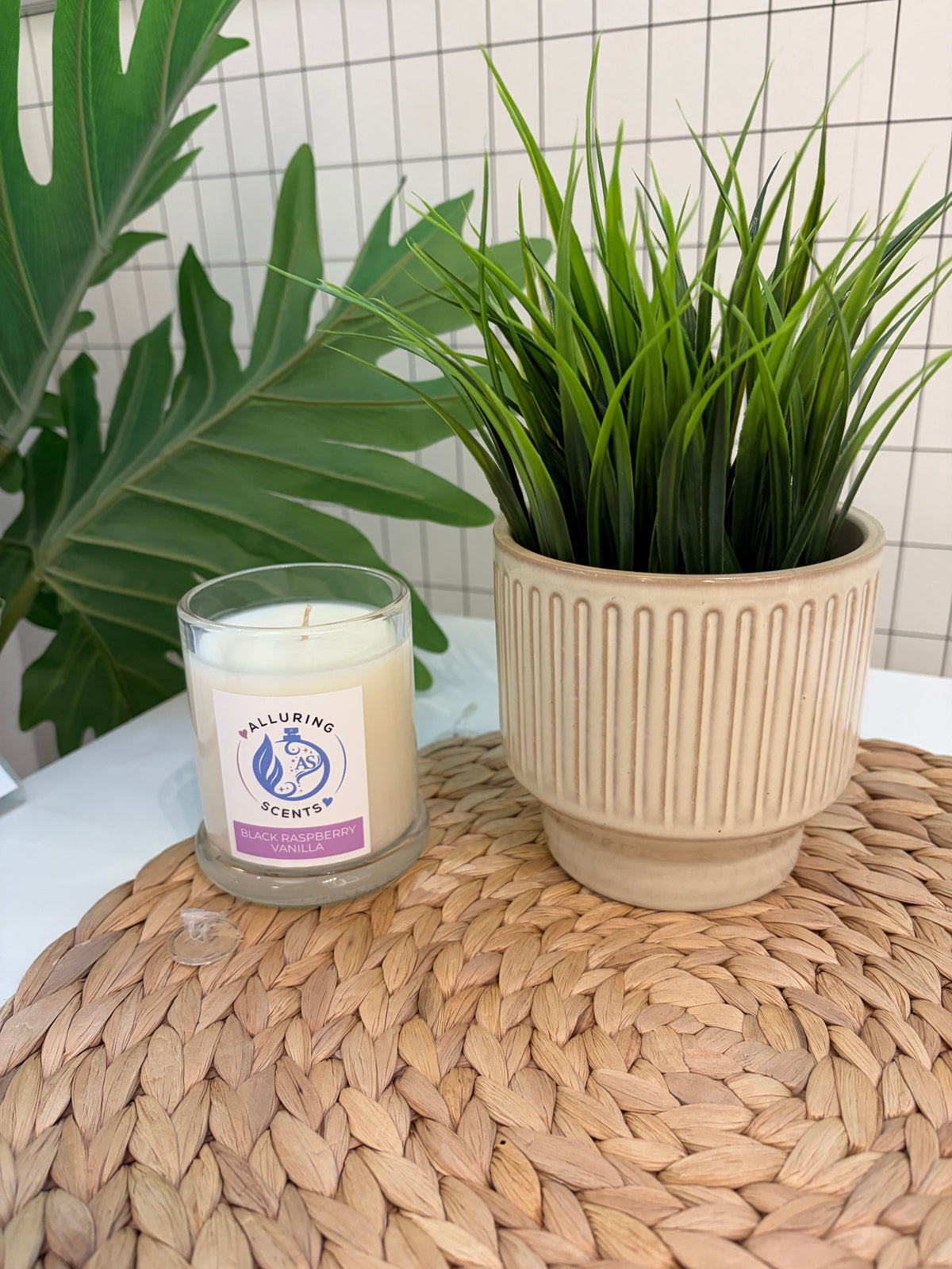 Black Raspberry Vanilla Soy Candle - Medium